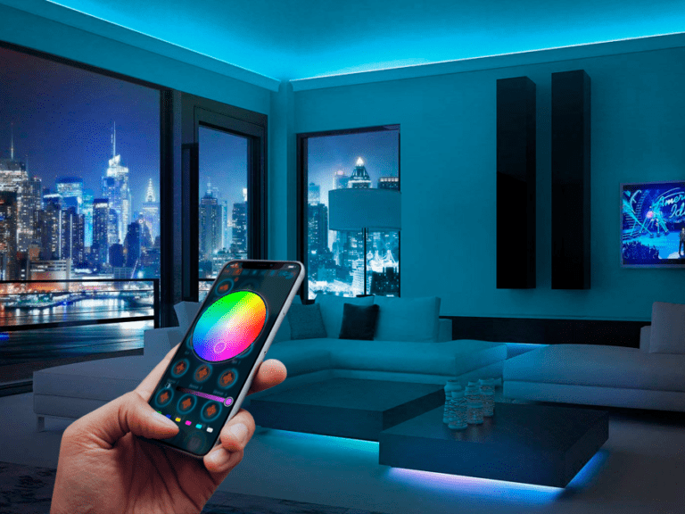 Lighting automation in a smart home - Larnitech